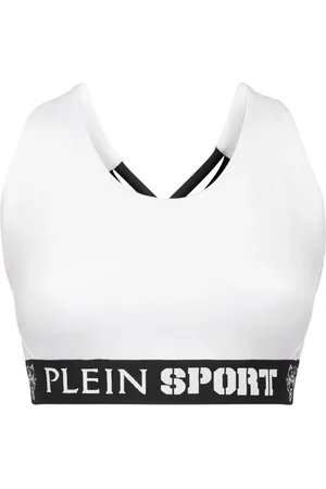 Philipp Plein Brassière de sport à bande logo