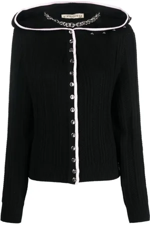 Y / PROJECT Cardigan Evergreen à col volanté