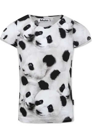 Molo T-shirt à imprimé Giant Panda