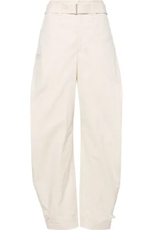 LEMAIRE Pantalon fuselé à taille ceinturée