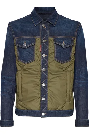 Dsquared2 Veste en jean à design bicolore
