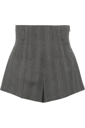 Prada Short plissé en laine