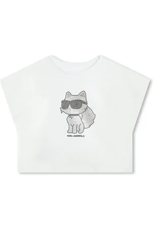 Karl Lagerfeld T-shirt en coton à ornements