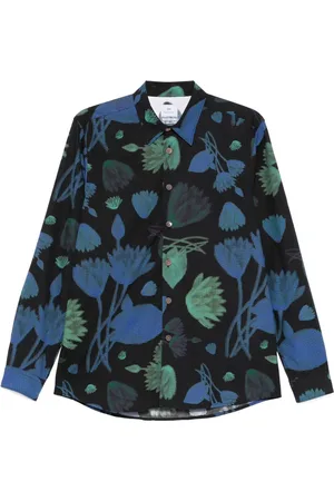 Paul Smith Chemise en coton à fleurs