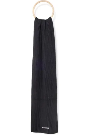 Karl Lagerfeld écharpe à logo brodé