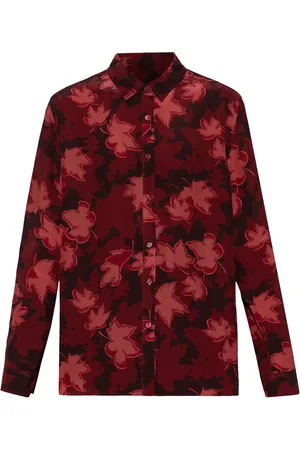 Maison Kitsuné T-shirt à imprimé végétal