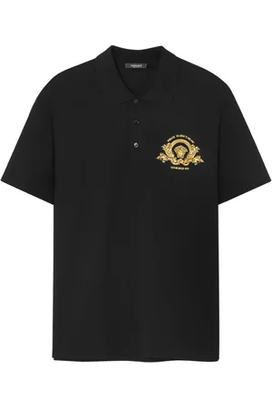 VERSACE Polo Coupe Blason à broderies