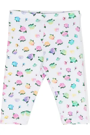 Chiara Ferragni Legging en coton stretch à fleurs