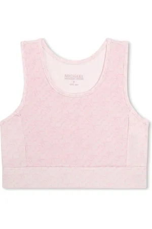 Michael Kors Haut crop à motif monogrammé