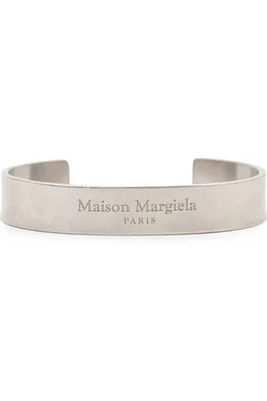 Maison Margiela Bracelet torque à logo gravé