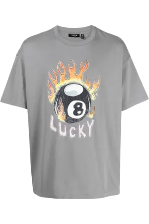 FIVE CM T-shirt en coton à imprimé graphique