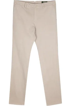 MAN ON THE BOON. Pantalon chino en coton mélangé