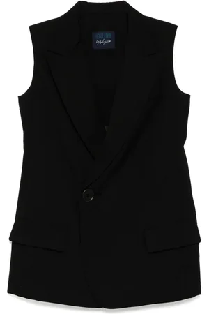 YOHJI YAMAMOTO Gilet à larges revers crantés