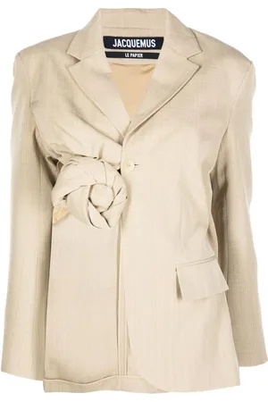 Jacquemus Blazer Baccala crop à design asymétrique