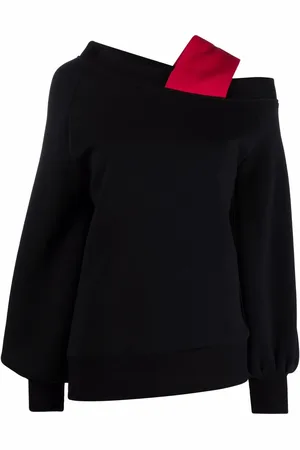 Atu Body Couture X Ioana Ciolacu sweat asymétrique à bride matelassée
