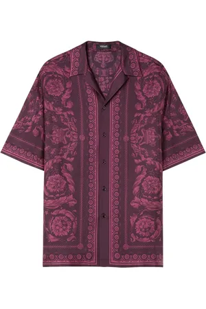 VERSACE Chemise à imprimé baroque