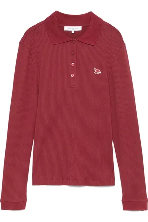 Maison Kitsuné Polo nervuré à manches longues