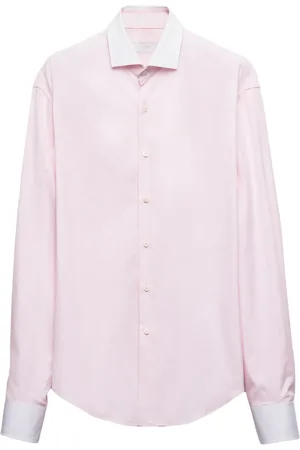 Prada Chemise en coton à boutonnière