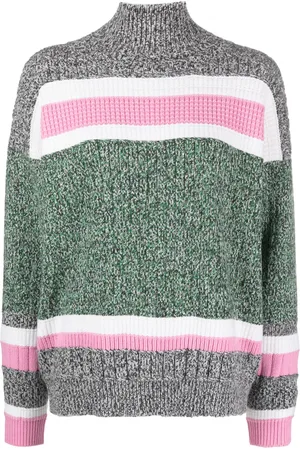Barrie Pull en cachemire à design colour block