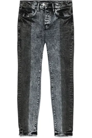 Purple Brand Jean à design colour block