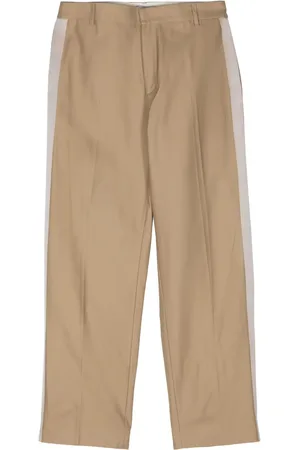 Bluemarble Pantalon droit à bandes contrastantes