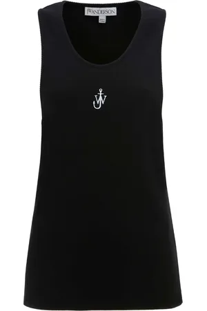 J.W.Anderson Haut en maille nervurée à logo brodé