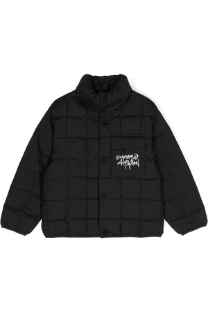 Emporio Armani Doudoune à logo brodé