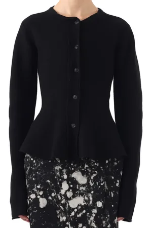 Jason Wu Cardigan en laine à ourlet péplum