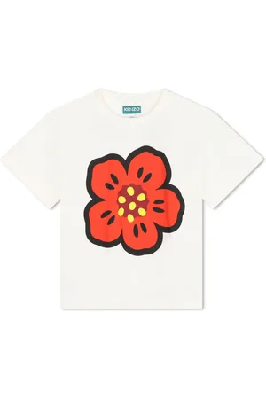 Kenzo T-shirt en coton à imprimé Boke Flower