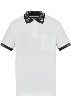 VERSACE Polo à imprimé Barocco