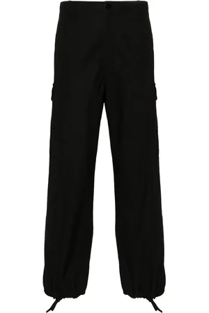 Kenzo Pantalon en coton à poches cargo