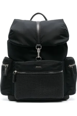 Ermenegildo Zegna Sac à dos à empiècement tissé