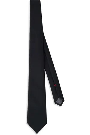 Brunello Cucinelli Cravate texturée à bout pointu