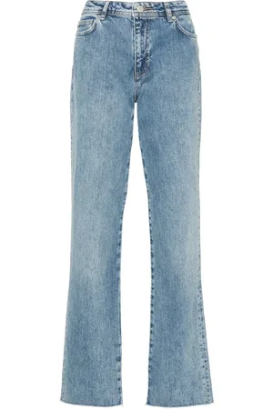 Chiara Ferragni Jean droit à logo brodé