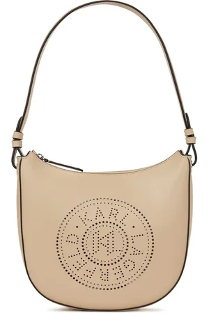 Karl Lagerfeld Sac porté épaule K/Circle Moon à logo perforé
