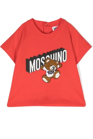 Moschino T-shirt en coton à motif Teddy Bear