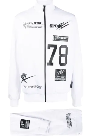Philipp Plein Survêtement en coton à imprimé graphique