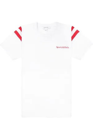 Sporty & Rich T-shirt Serif Logo Football