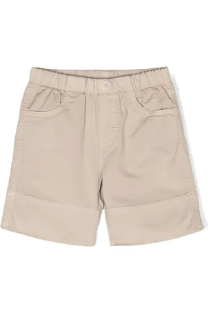 Il gufo Short en coton à taille élastiquée