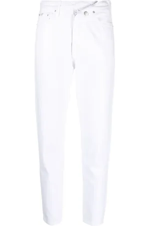 Calvin Klein Jean cigarette à taille mi-haute