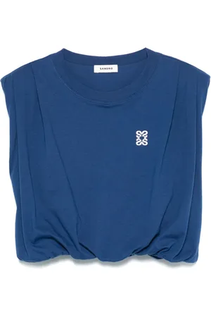 Sandro T-shirt à design drapé