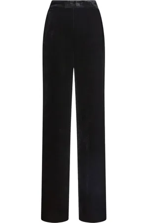 Etro Pantalon en velours à coupe droite