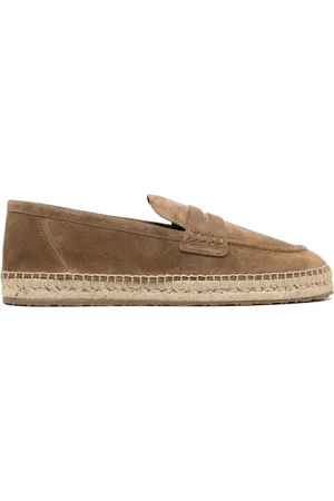 Gianvito Rossi Espadrilles en daim à bout rond