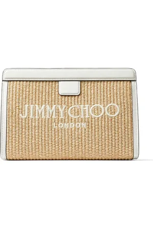 Jimmy Choo Pochette Avenue à logo brodé