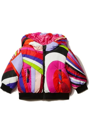 PUCCI Junior Doudoune à imprimé Iride