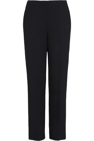 Giorgio Armani Pantalon en laine à coupe droite