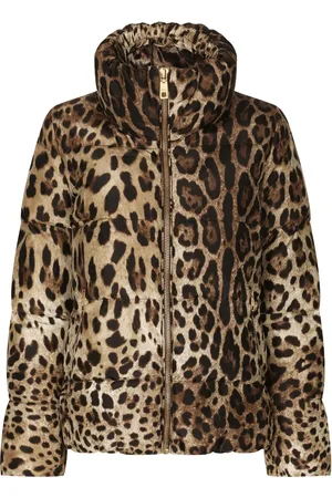 Dolce & Gabbana Veste matelassée à imprimé léopard