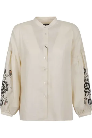 Max Mara Blouse à manches à ornements