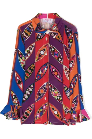 PUCCI Junior Chemise à imprimé graphique