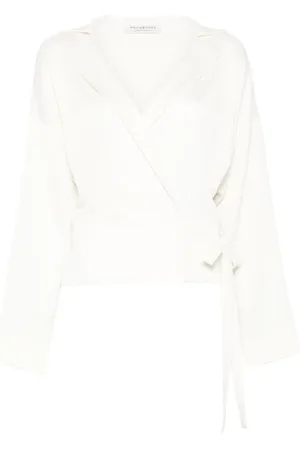 Serafini Blouse à design cache-cœur